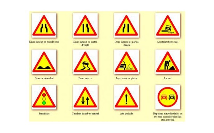 Indicatoare rutiere temporare