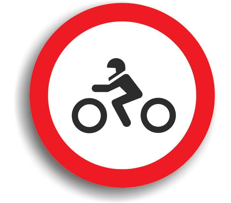 Accesul interzis motocicletelor