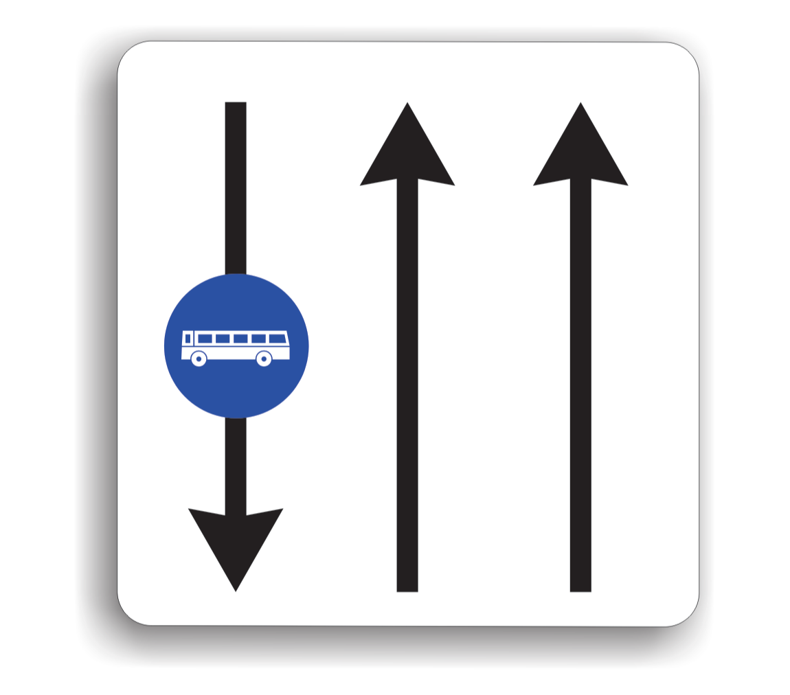 Bandă de circulație rezervată autovehiculelor de transport public de persoane