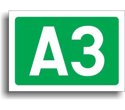 Simbolul și numărul autostrăzii